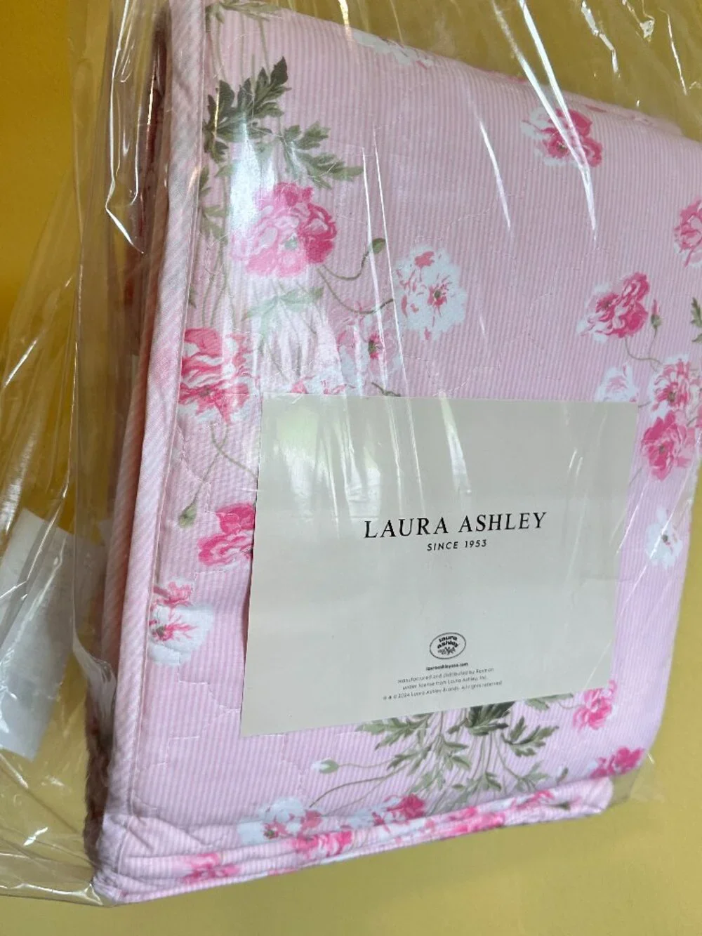 Laura Ashley Veronica's Bouquet Twin Quilt Set | New in Package | Pink Floral Co